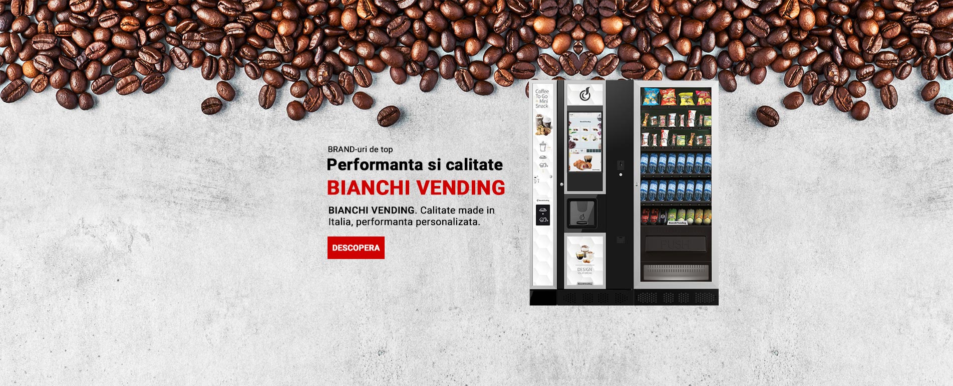Distribuitoare si automate Bianchi Vending
