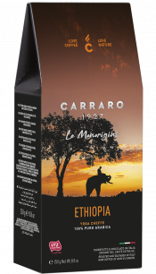 Cafea macinata Carraro Origine Etiopia 250 grame