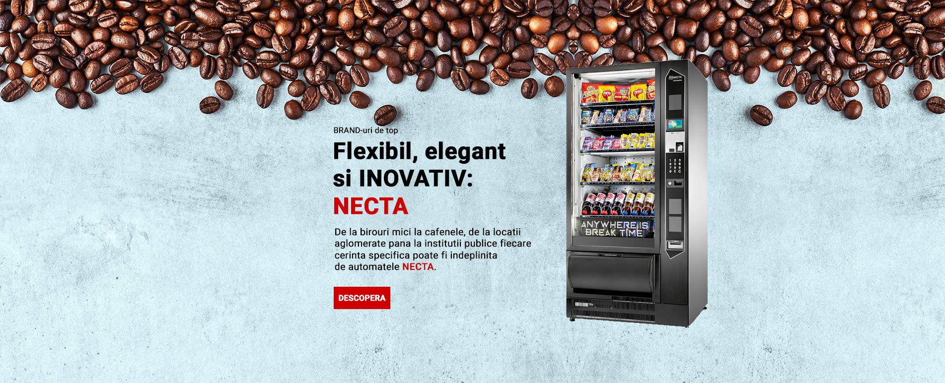 gear produce Incompatible Automate vending cafea, bauturi reci si snacks - Dair